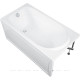 Ванна акриловая Aquanet West 130x70 см в комплекте 00205300