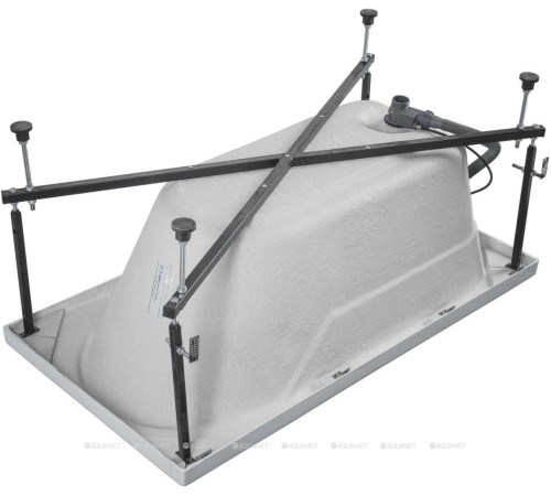 Ванна акриловая Aquanet West 130x70 см в комплекте 00205300