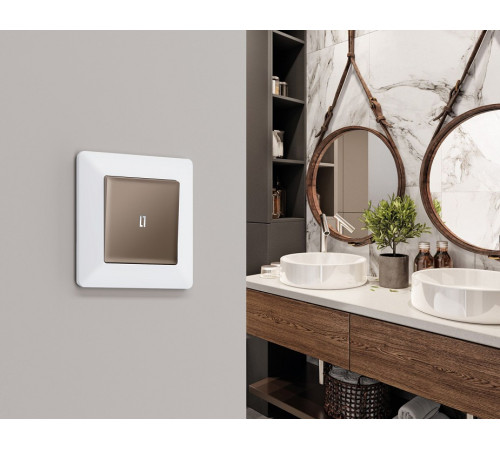 Рамка на 2 поста Ambrella Volt Line AF110122