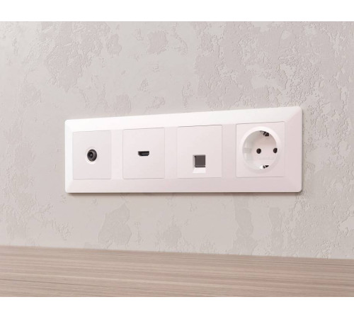 Рамка на 4 поста Ambrella Volt Line AF110204