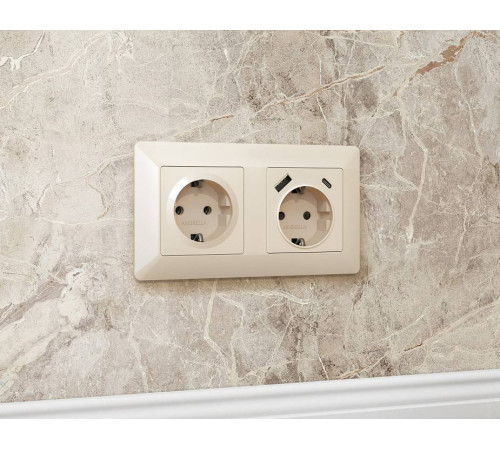 Рамка на 2 поста Ambrella Volt Line AF110302