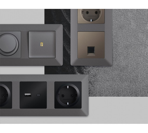 Рамка на 5 постов Ambrella Volt Line AF110655