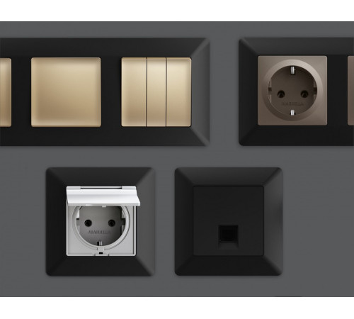 Рамка на 5 постов Ambrella Volt Line AF110705