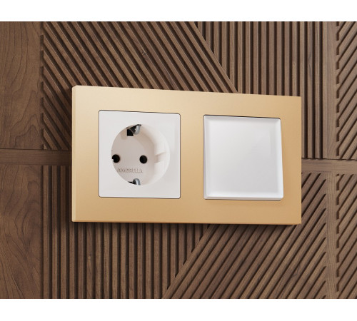 Рамка на 4 поста Ambrella Volt Techno AF220604