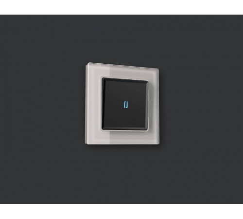 Рамка на 1 пост Ambrella Volt Platos Стекло органическое AF330401