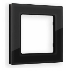 Рамка на 1 пост Ambrella Volt Platos Стекло натуральное AF380801