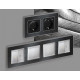 Рамка на 4 поста Ambrella Volt Arctic AF580534
