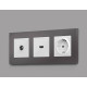 Накладка для розетки HDMI Ambrella Volt Quant AP1140