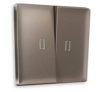 Клавиши для выключателя двухклавишного c подсветкой Ambrella Volt Quant AP6340