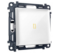 Выключатель самовозвратный одноклавишный с подсветкой, без рамки Ambrella Volt MA MA102050