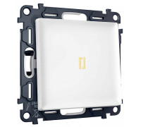 Выключатель самовозвратный одноклавишный с подсветкой, без рамки Ambrella Volt MA MA122050