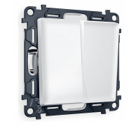 Выключатель проходной двухклавишный Ambrella Volt Quant MA123020