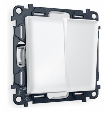 Выключатель проходной двухклавишный Ambrella Volt Quant MA123020