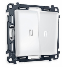 Выключатель двухклавишный с подсветкой без рамки Ambrella Volt Quant MA124015