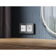 Розетка 2хUSB type A и C без рамки Ambrella Volt Quant MA131010