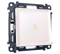 Выключатель самовозвратный одноклавишный с подсветкой, без рамки Ambrella Volt MA MA202050