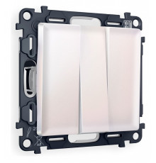 Выключатель трехклавишный без рамки Ambrella Volt Quant MA205010