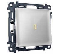 Выключатель самовозвратный одноклавишный с подсветкой, без рамки Ambrella Volt MA MA402050