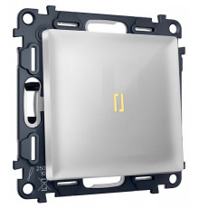 Выключатель самовозвратный одноклавишный с подсветкой, без рамки Ambrella Volt MA MA402050