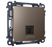 Розетка Ethernet RJ-45 и со шторками, без рамки Ambrella Volt ALFA MA642005