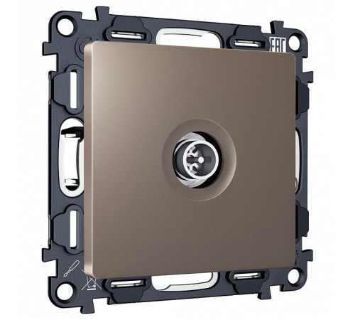 ТВ-розетка оконечная без рамки Ambrella Volt ALFA MA643005