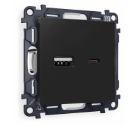 Розетка 2хUSB type A и C без рамки Ambrella Volt Quant MA811010