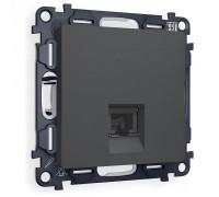Розетка Ethernet RJ-45 и со шторками, без рамки Ambrella Volt ALFA MA912005