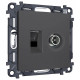 ТВ-розетка и розетка Ethernet RJ-45 без рамки Ambrella Volt ALFA MA912510