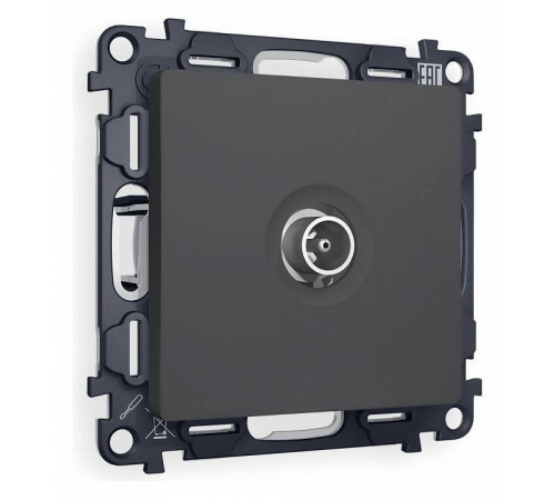 ТВ-розетка проходная без рамки Ambrella Volt Quant MA913030