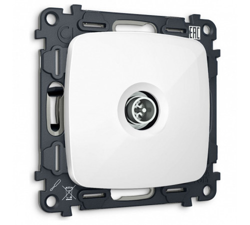 ТВ-розетка оконечная без рамки Ambrella Volt OMEGA MO113005