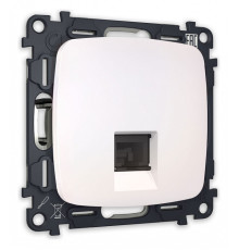 Розетка телефонная RJ-11 со штрокой, без рамки Ambrella Volt Quant MO212030