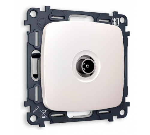 ТВ-розетка проходная без рамки Ambrella Volt Quant MO213030