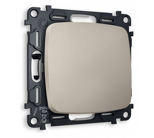 Выключатель проходной одноклавишный без рамки Ambrella Volt Quant MO361020