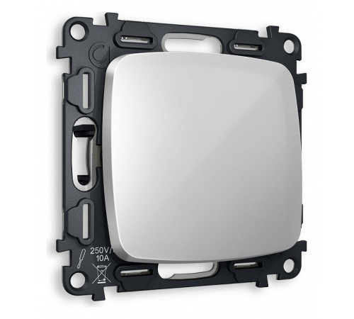 Выключатель перекрестный одноклавишный без рамки Ambrella Volt Quant MO401030