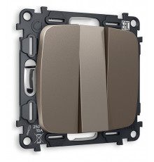 Выключатель трехклавишный без рамки Ambrella Volt Quant MO635010