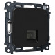 Розетка Ethernet RJ-45 и со шторками, без рамки Ambrella Volt OMEGA MO812005