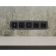 Розетка Ethernet RJ-45 и со шторками, без рамки Ambrella Volt OMEGA MO812005
