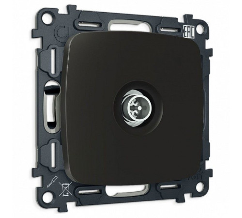 ТВ-розетка оконечная без рамки Ambrella Volt OMEGA MO813005