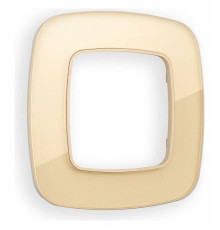 Рамка на 1 пост Ambrella Volt Radian Стекло органическое OF320601