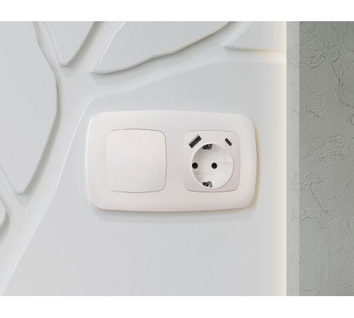 Заглушка для поста с рамкой Ambrella Volt Quant OP2160