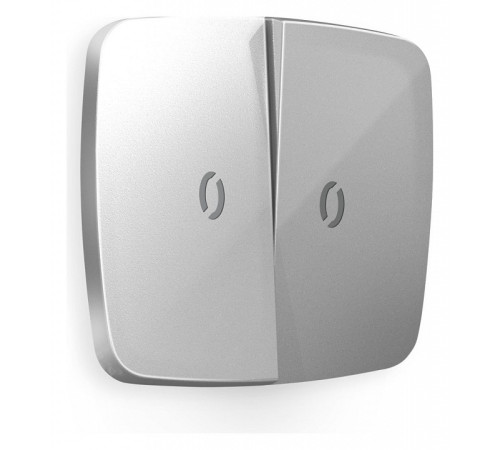 Клавиши для выключателя двухклавишного c подсветкой Ambrella Volt Quant OP4040