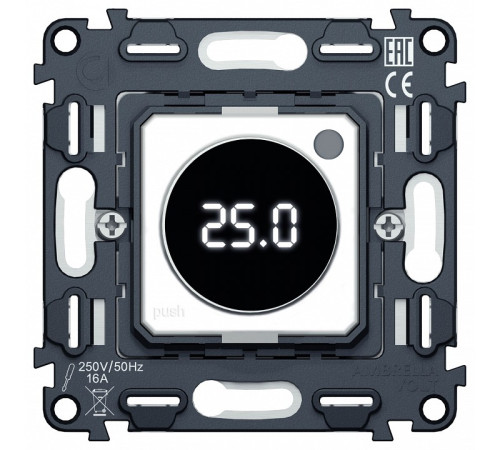 Терморегулятор электромеханический для теплого пола без рамки Ambrella Volt QUANT VM1385