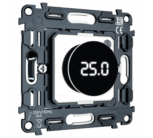 Терморегулятор электромеханический для теплого пола без рамки Ambrella Volt QUANT VM1385