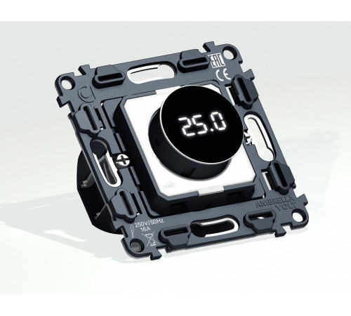 Терморегулятор электромеханический для теплого пола без рамки Ambrella Volt QUANT VM1385