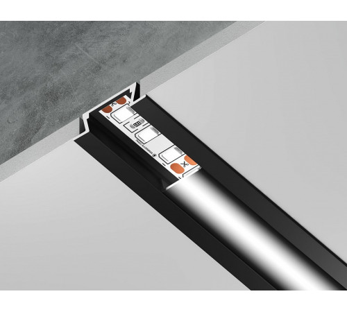 Профиль встраиваемый Ambrella Light GP GP1001BK/BK