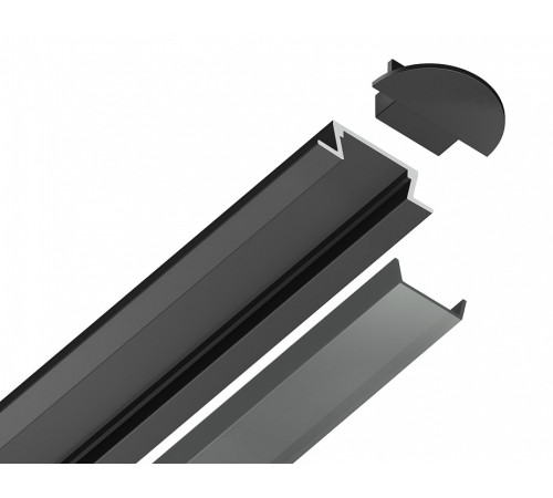 Профиль встраиваемый Ambrella Light GP GP1001BK/BK