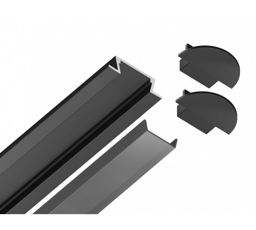 Профиль встраиваемый Ambrella Light GP GP1001BK/BK