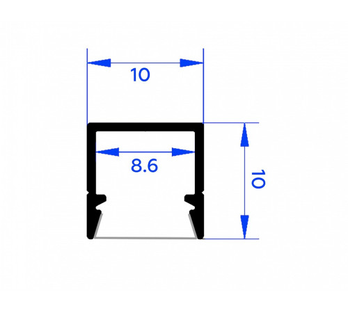 Профиль накладной Ambrella Light GP GP1650AL