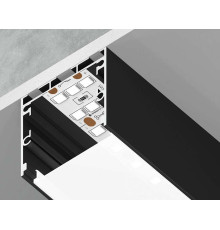 Профиль для светодиодной ленты Ambrella Light Profile System GP GP2550BK накладной черный GP2550BK