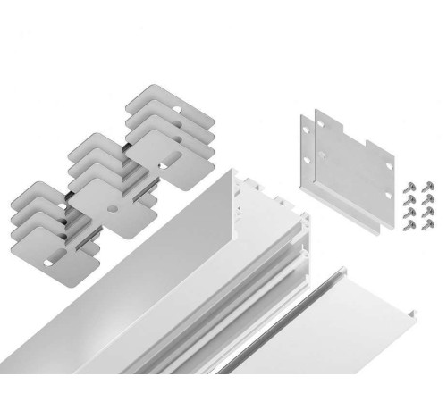 Профиль для светодиодной ленты Ambrella Light Profile System GP GP2550WH накладной белый GP2550WH